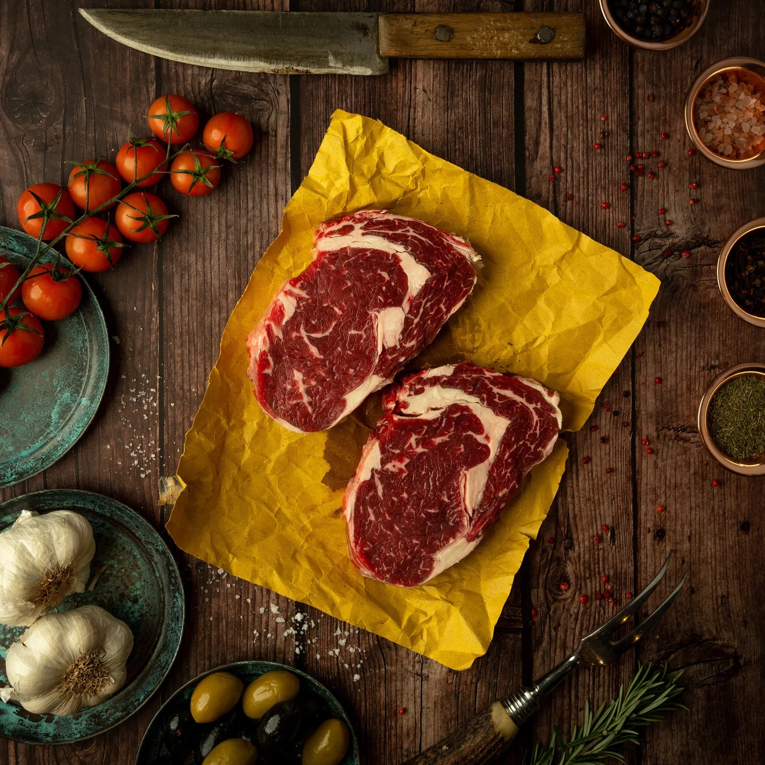 Dry Aged Rib Eye Steaks | Appetite London